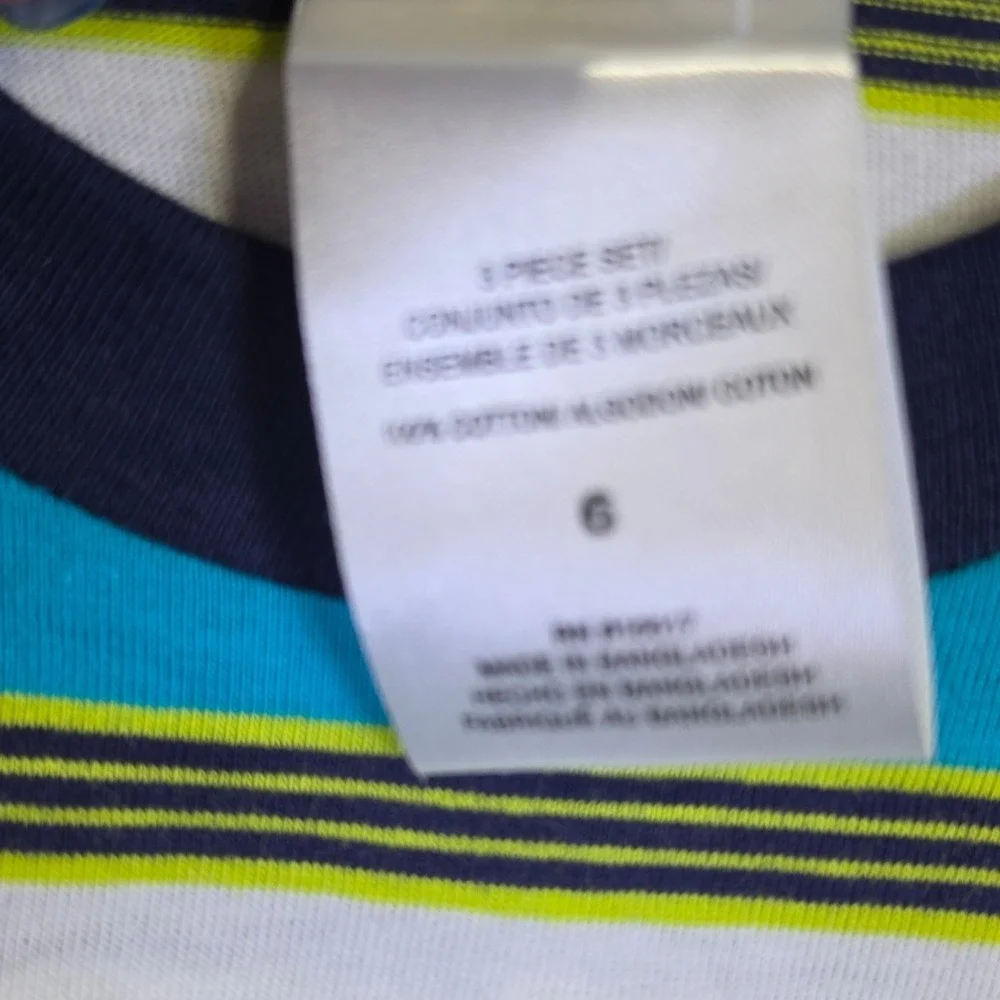 Mick Mack LTD Boys 3 Piece Set Size 6 Surf Graphic Tee Tank Top Cargo Shorts NEW